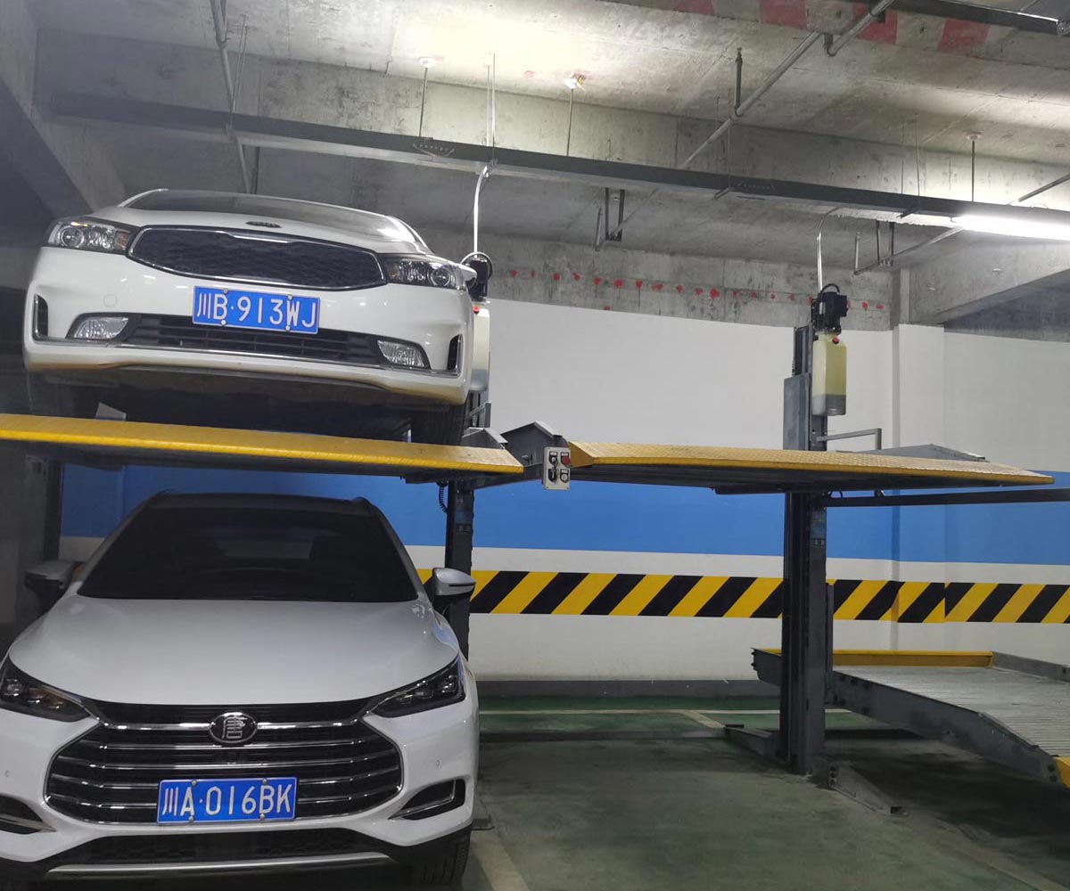 陜西省兩層升降平移機(jī)械停車場長租