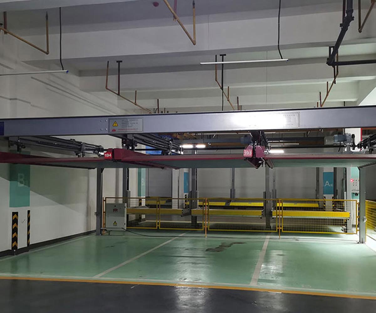 壤塘縣雙柱簡易式停車立體車庫安裝