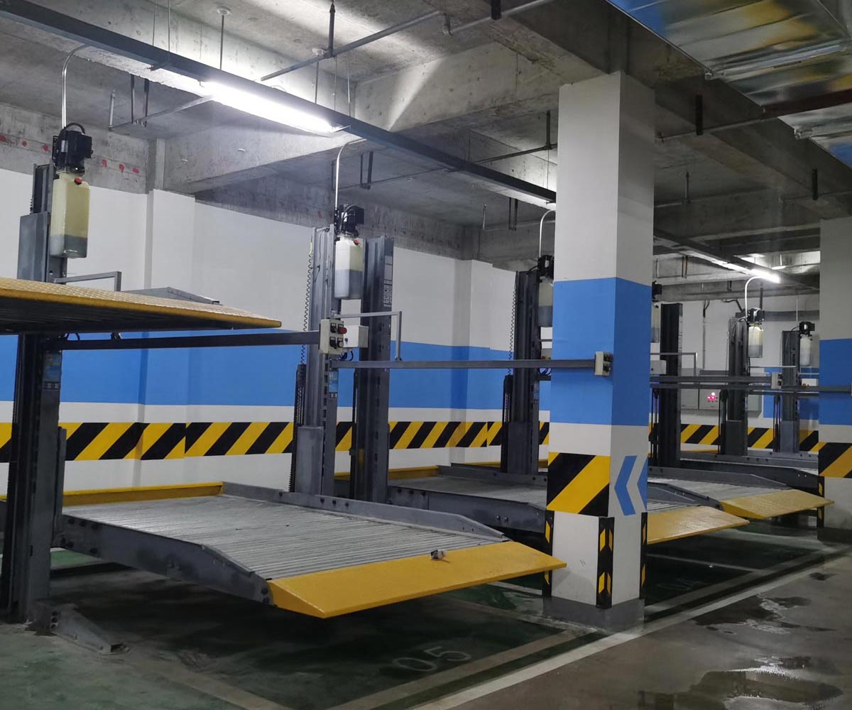 彭州市四柱式停車位拆除