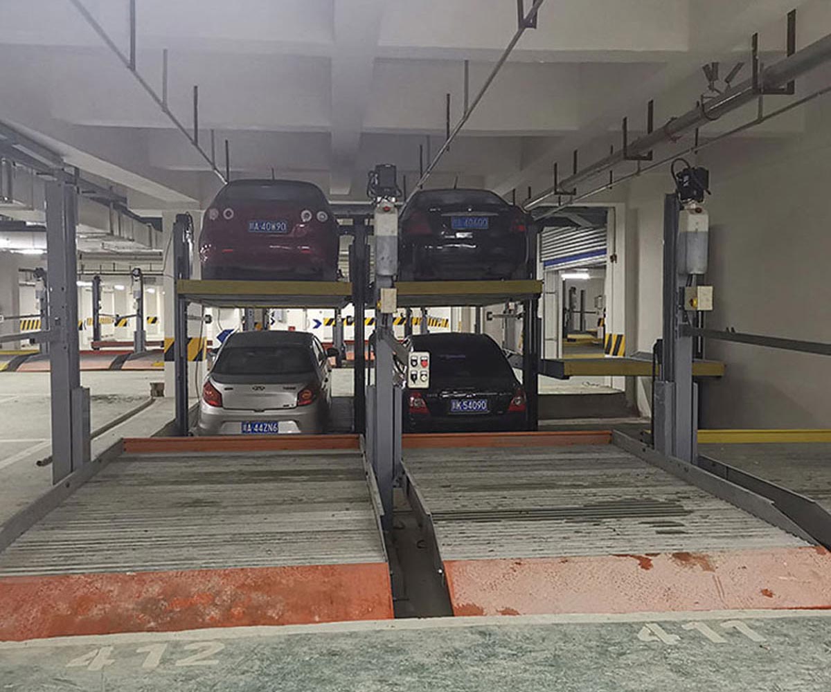 稻城縣兩柱升降式停車庫過規劃