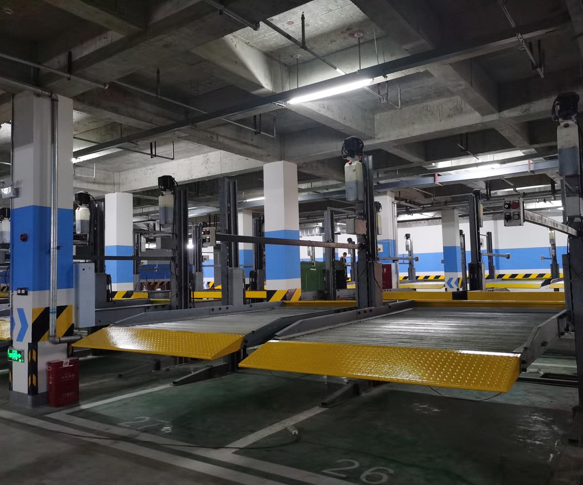 四柱簡易升降類機械車庫