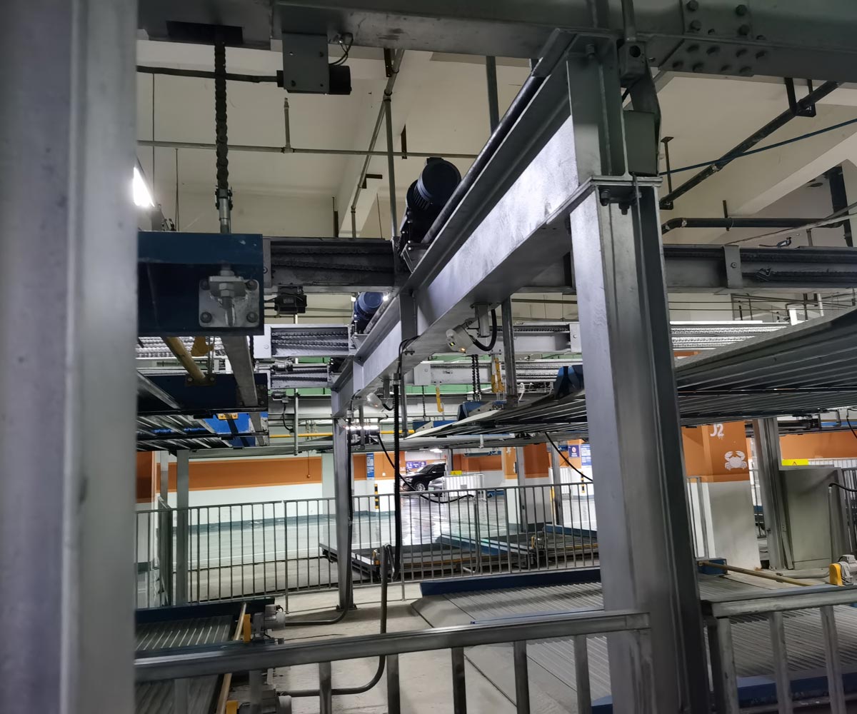 負一正二地坑PSH3-D1三層升降橫移機械式立體停車庫