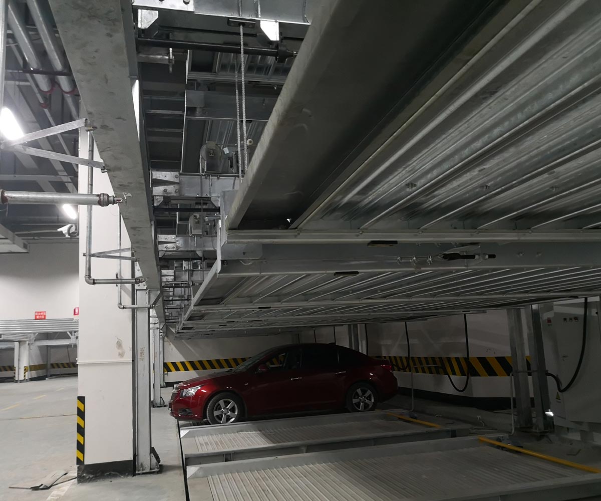 二層升降橫移式立體停車場